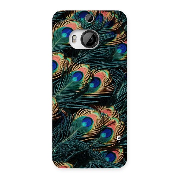 Peacock Feather Art Back Case for HTC One M9 Plus