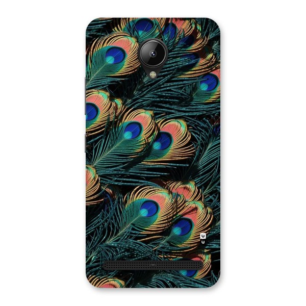 Peacock Feather Art Back Case for Lenovo C2