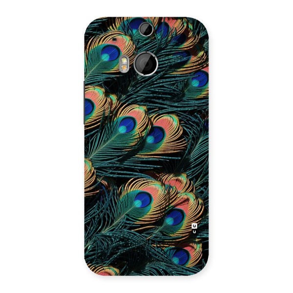 Peacock Feather Art Back Case for One M8