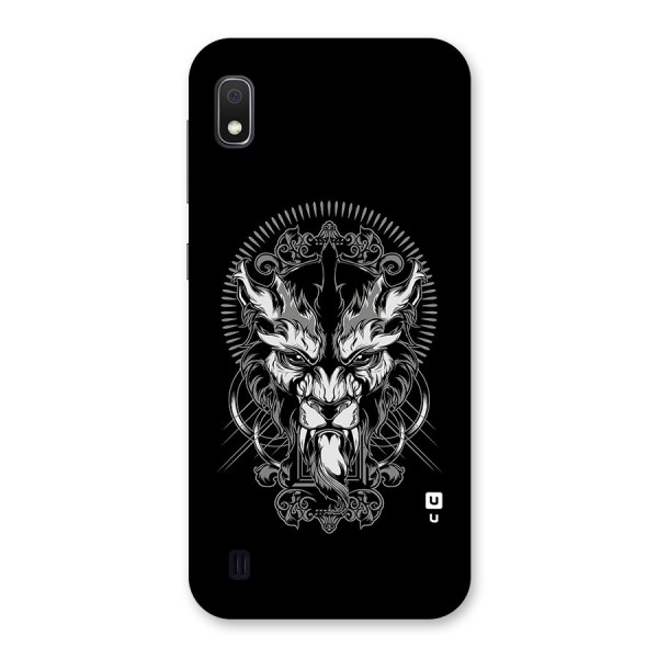 Pencil Art Lion Illustration Back Case for Galaxy A10