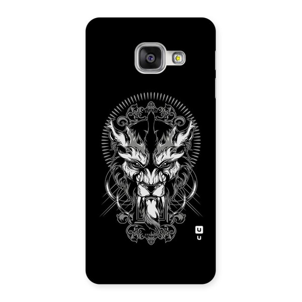 Pencil Art Lion Illustration Back Case for Galaxy A3 2016