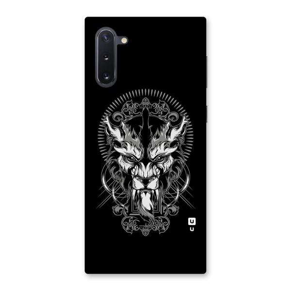 Pencil Art Lion Illustration Back Case for Galaxy Note 10