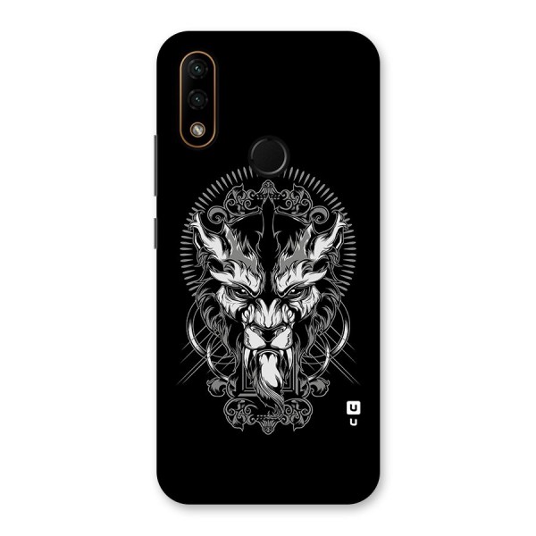 Pencil Art Lion Illustration Back Case for Lenovo A6 Note