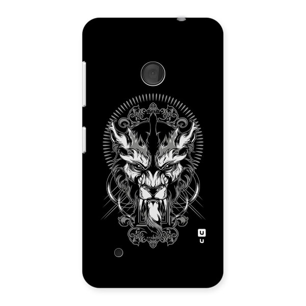 Pencil Art Lion Illustration Back Case for Lumia 530