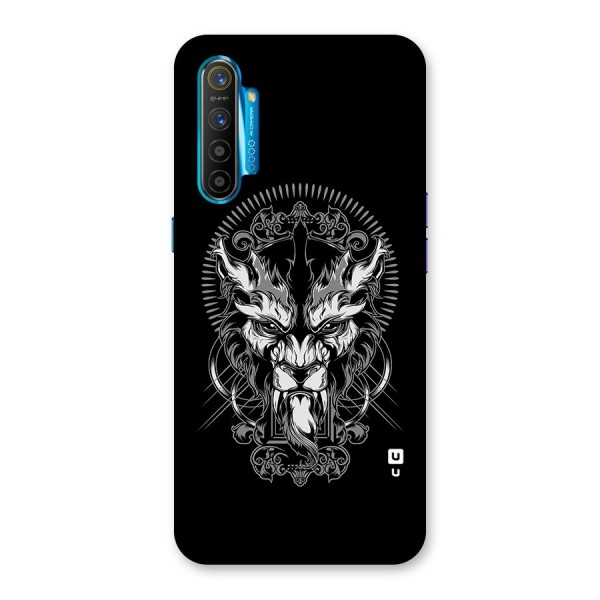 Pencil Art Lion Illustration Back Case for Realme XT