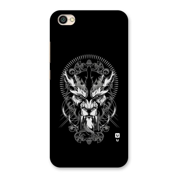 Pencil Art Lion Illustration Back Case for Redmi Y1 Lite