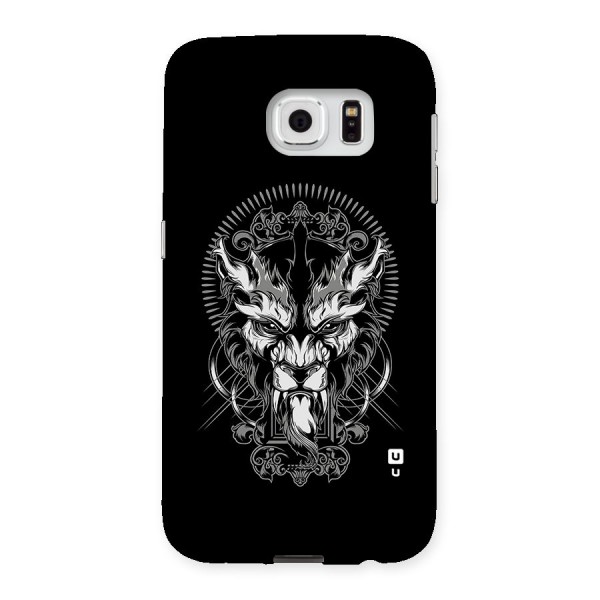 Pencil Art Lion Illustration Back Case for Samsung Galaxy S6