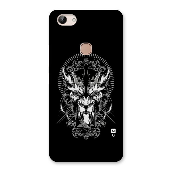 Pencil Art Lion Illustration Back Case for Vivo Y83