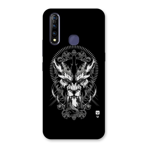 Pencil Art Lion Illustration Back Case for Vivo Z1 Pro