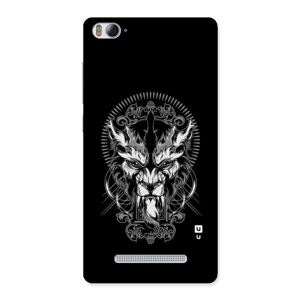 Pencil Art Lion Illustration Back Case for Xiaomi Mi4i