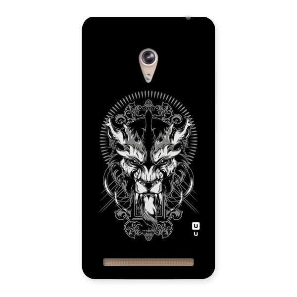 Pencil Art Lion Illustration Back Case for Zenfone 6