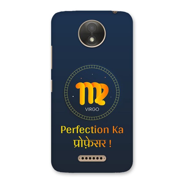 Perfect Virgo Back Case for Moto C Plus