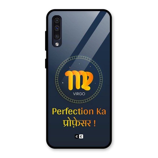 Perfect Virgo Glass Back Case for Galaxy A50