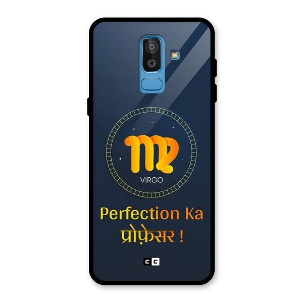 Perfect Virgo Glass Back Case for Galaxy J8