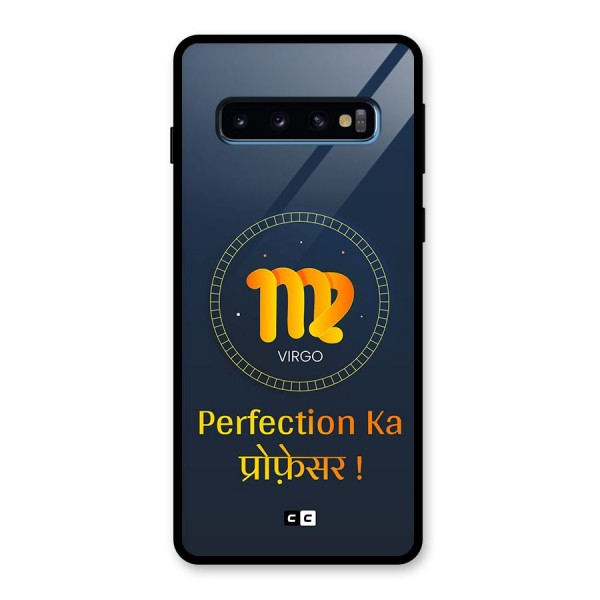 Perfect Virgo Glass Back Case for Galaxy S10