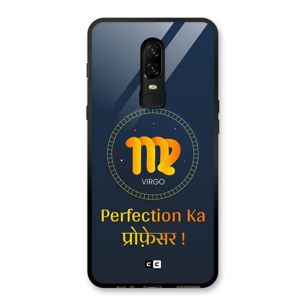 Perfect Virgo Glass Back Case for OnePlus 6