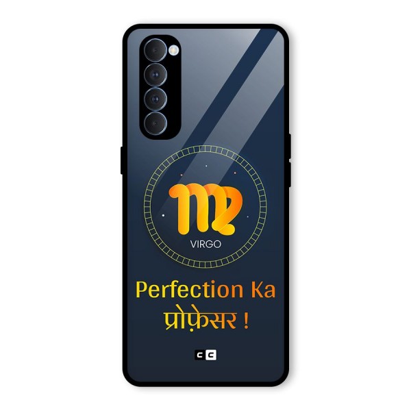 Perfect Virgo Glass Back Case for Oppo Reno4 Pro