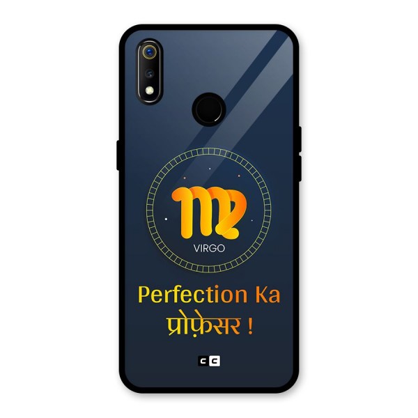 Perfect Virgo Glass Back Case for Realme 3