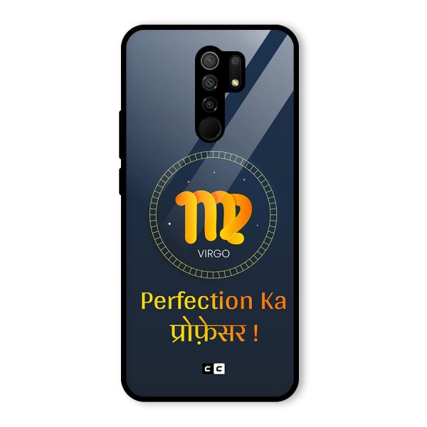 Perfect Virgo Glass Back Case for Redmi 9 Prime