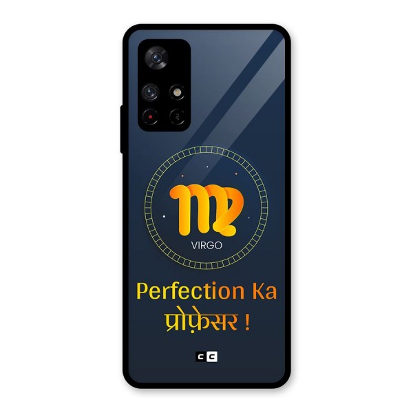 Perfect Virgo Glass Back Case for Redmi Note 11T 5G
