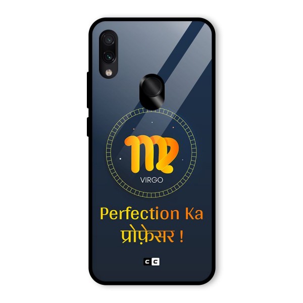 Perfect Virgo Glass Back Case for Redmi Note 7S