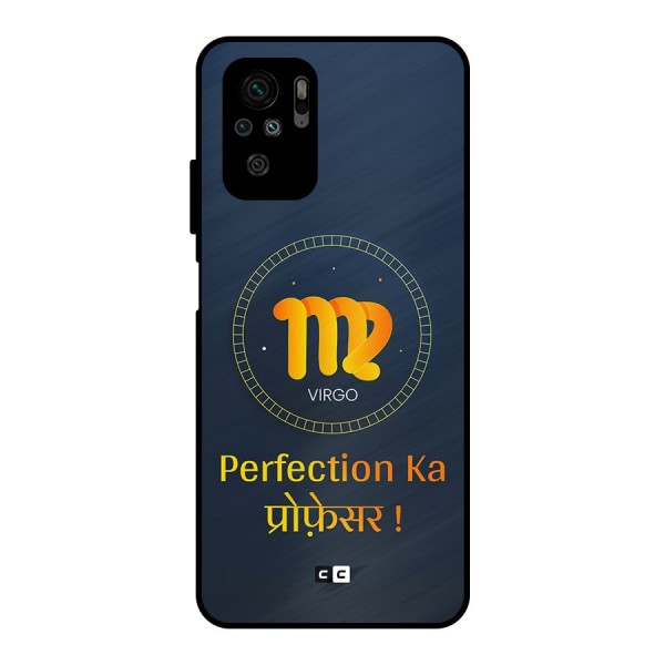 Perfect Virgo Metal Back Case for Redmi Note 10