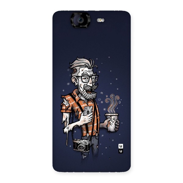 Photographer illustration Back Case for Canvas Knight A350