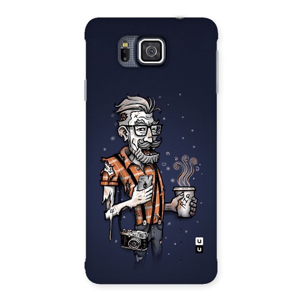 Photographer illustration Back Case for Galaxy Alpha