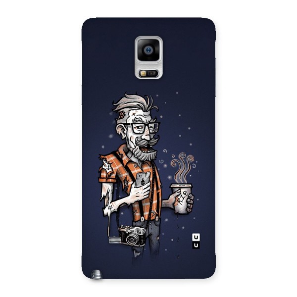 Photographer illustration Back Case for Galaxy Note 4