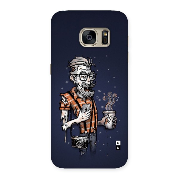 Photographer illustration Back Case for Galaxy S7