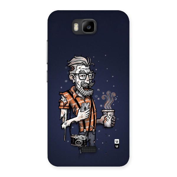 Photographer illustration Back Case for Honor Bee