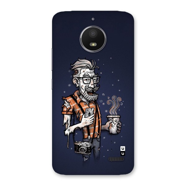 Photographer illustration Back Case for Moto E4