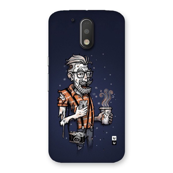 Photographer illustration Back Case for Moto G4