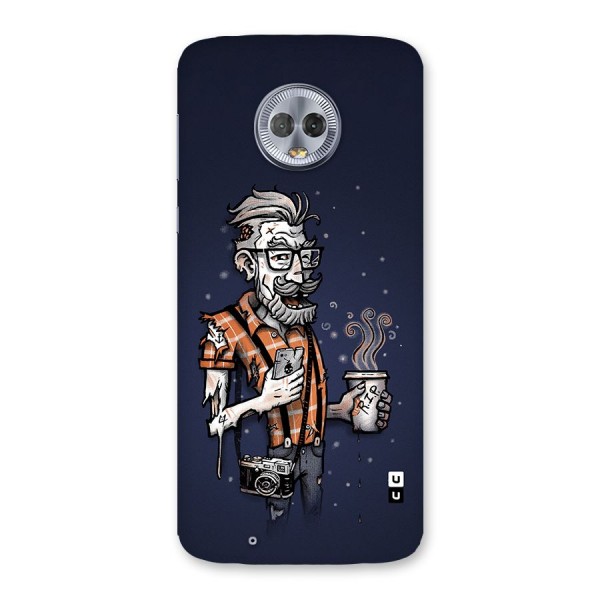 Photographer illustration Back Case for Moto G6