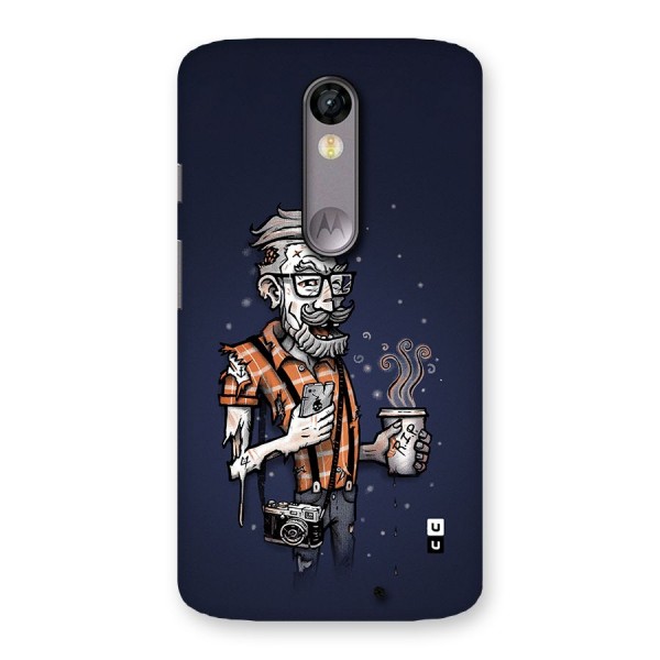 Photographer illustration Back Case for Moto X Force