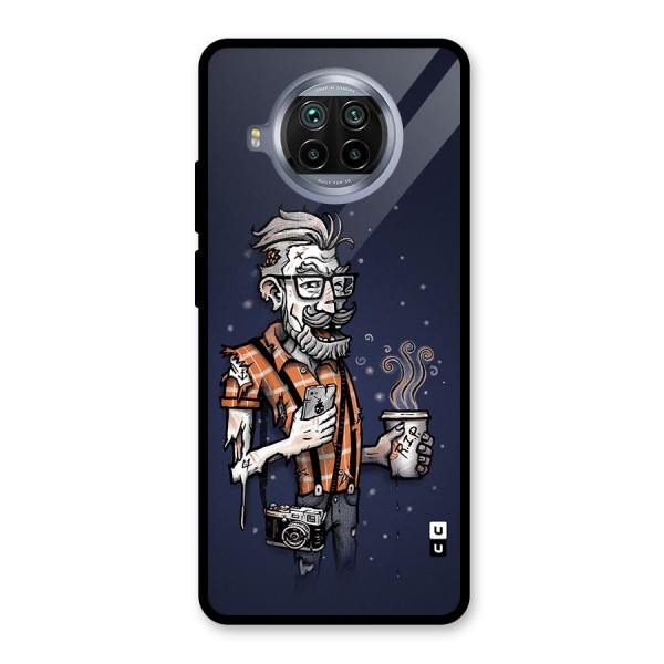 Photographer illustration Glass Back Case for Mi 10i