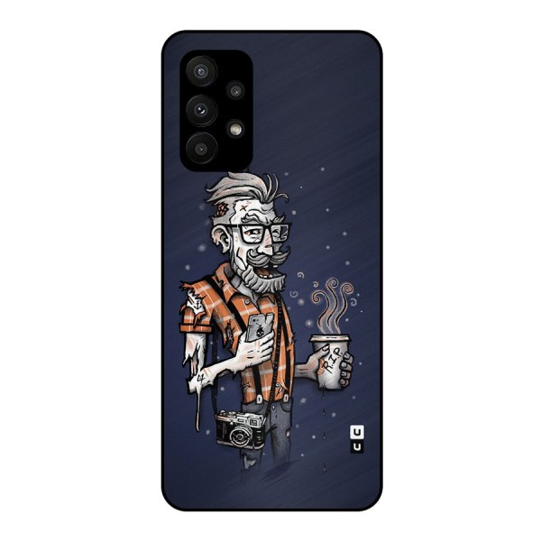 Photographer illustration Metal Back Case for Galaxy A23