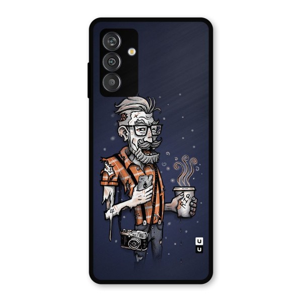 Photographer illustration Metal Back Case for Galaxy F13