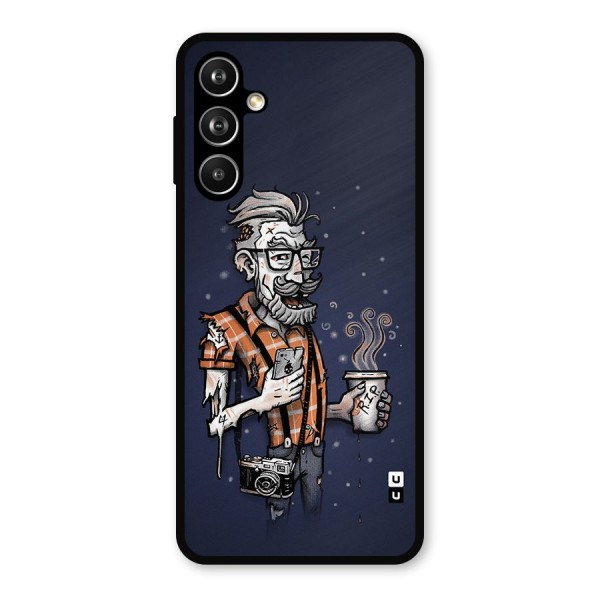 Photographer illustration Metal Back Case for Galaxy F54