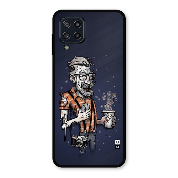 Photographer illustration Metal Back Case for Galaxy M32