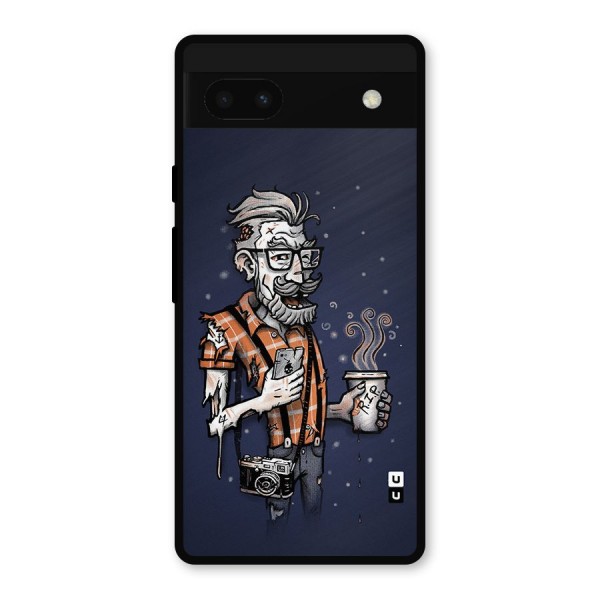 Photographer illustration Metal Back Case for Google Pixel 6a