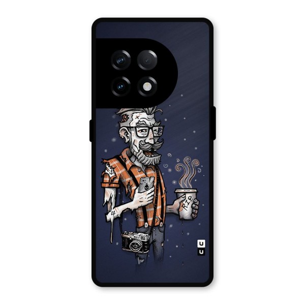 Photographer illustration Metal Back Case for OnePlus 11R