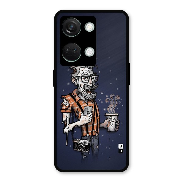 Photographer illustration Metal Back Case for OnePlus Nord 3