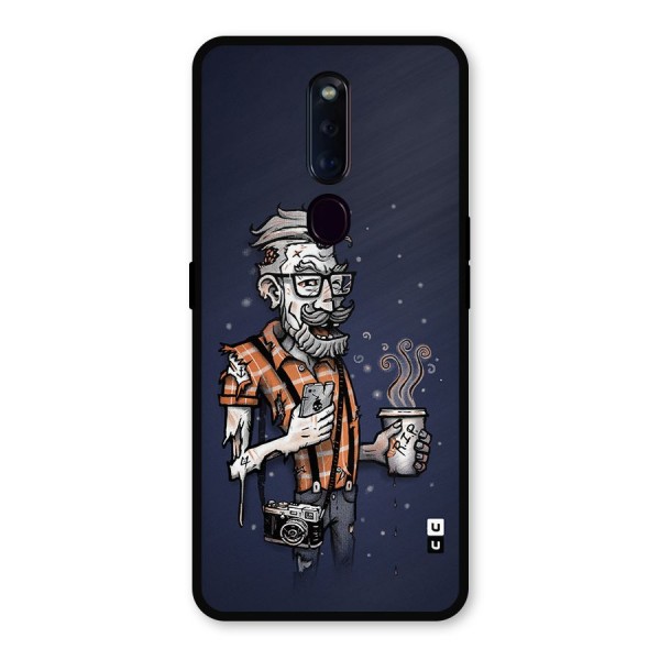 Photographer illustration Metal Back Case for Oppo F11 Pro