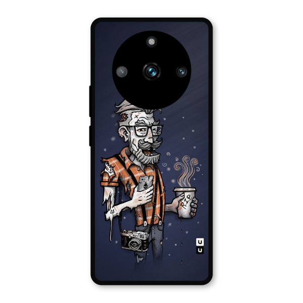 Photographer illustration Metal Back Case for Realme 11 Pro Plus