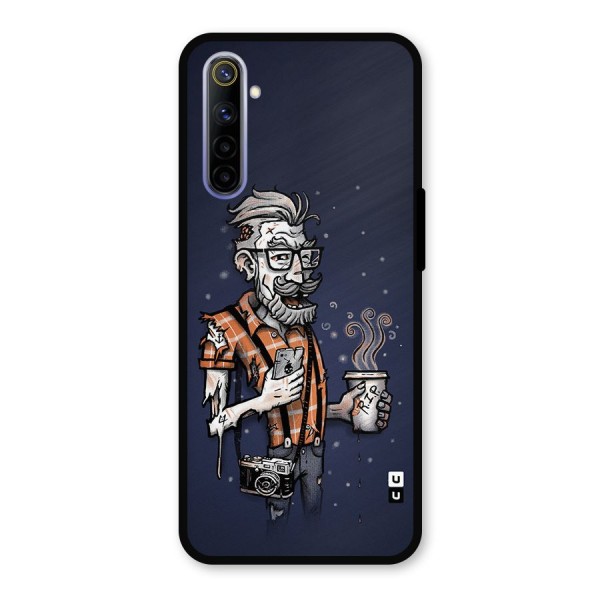 Photographer illustration Metal Back Case for Realme 6