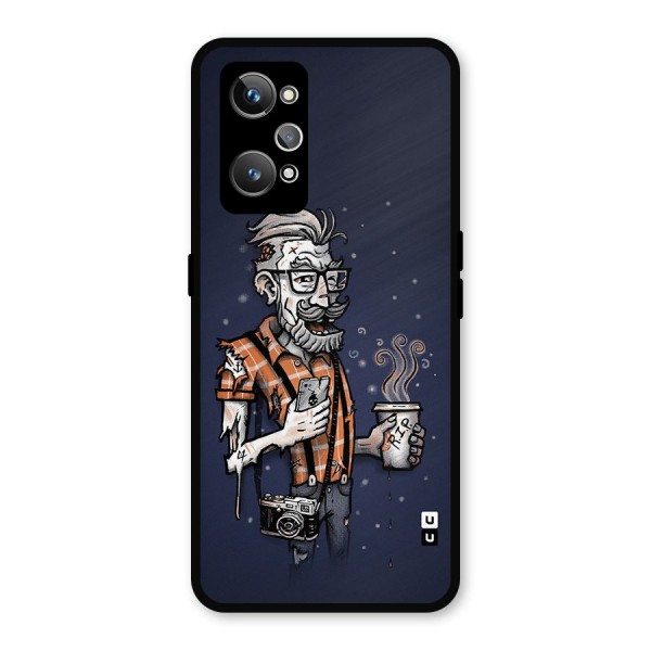 Photographer illustration Metal Back Case for Realme GT 2