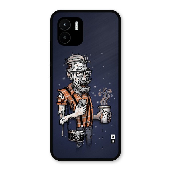 Photographer illustration Metal Back Case for Redmi A1