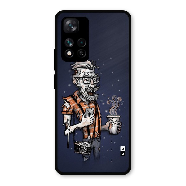 Photographer illustration Metal Back Case for Xiaomi 11i 5G