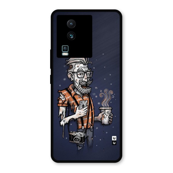 Photographer illustration Metal Back Case for iQOO Neo 7 Pro